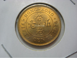 Hong Kong QEII 1978 50 Cents $0.5 Coin UNC - Hongkong