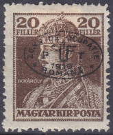 Hongrie Debreczen Debrecen 1919 Mi 39b * Roi Charles IV  (K12) - Debrecen