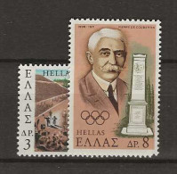 1971 MNH Greece Mi 1072-73 - Nuevos