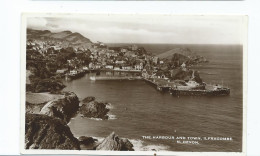 Devon Postcard  Ilfracombe Harbour And Town Rp Excel Series Unused - Ilfracombe