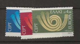 1973 MNH Greece Mi 1147-49 - Nuevos