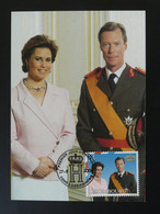 Carte Maximum Card Grande Duchesse Maria Teresa Grand Duc Henri Luxembourg 27/09/2000 - Cartes Maximum