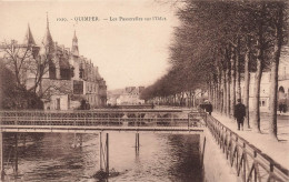 FRANCE - Quimper - Les Passerelles Sur L'Odet - Carte Postale Ancienne - Quimper