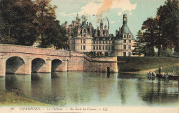 FRANCE - Chambord - Le Château - Au Bord Du Cosson - LL - Colorisé - Carte Postale Ancienne - Chambord