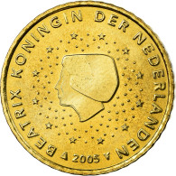 Pays-Bas, 50 Euro Cent, 2005, SPL, Laiton, KM:239 - Paesi Bassi