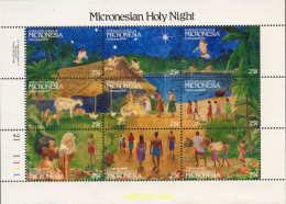 259214 MNH MICRONESIA 1990 NAVIDAD - Micronésie