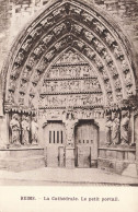 FRANCE - Reims - La Cathédrale - Le Petit Portail - Carte Postale - Reims