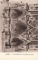 FRANCE - Reims - La Cathédrale - Le Grand Portail - Carte Postale - Reims