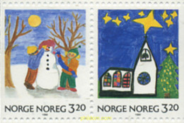 121596 MNH NORUEGA 1990 NAVIDAD - Unused Stamps