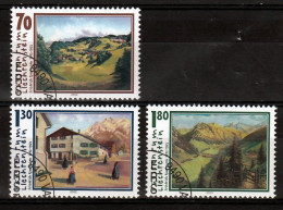 Liechtenstein Mi 1286,1288 Gebouwen Gestempeld - Used Stamps