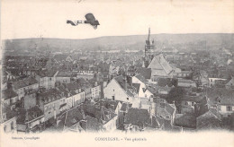 FRANCE - Compiegne - Vue Générale - Avion Biplan - Carte Postale Ancienne - Compiegne