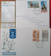 NEW ZEALAND 2X HEALTH COVERS - Lettres & Documents