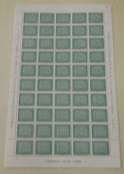 LUXEMBOURG 1946/47  TAXE FEUILLLE COMPLETE EN TTBE ** - Feuilles Complètes