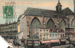 BELGIQUE - Bruxelles - Eglise Saint Nicolas - Carte Postale Ancienne - Otros & Sin Clasificación
