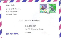 JAPON N° S/L.DE MITO/28.9.92 POUR LA FRANCE - Briefe U. Dokumente