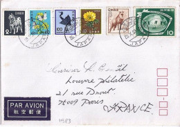 JAPON N° S/L.DE EBINA/20.10.83 POUR LA FRANCE - Lettres & Documents