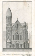 BELGIQUE - Bruxelles - Schaerbeek - Projet D'église Paroissiale Saint Albert - Carte Postale Ancienne - Schaarbeek - Schaerbeek
