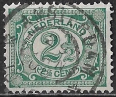 Wit Haaltje Links Aan Het Ornament In 1899-1913 Cijfer Zegels 2½ Cent Groen NVPH 55 - Variedades Y Curiosidades