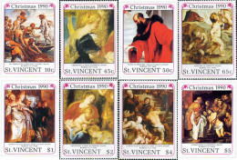 144021 MNH SAN VICENTE 1990 NAVIDAD. PINTURAS DE PETER PAUL RUBENS - St.Vincent (1979-...)