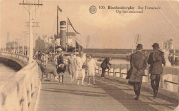 BELGIQUE - Blankenberge - Sur L'estacade - Carte Postale Ancienne - Blankenberge