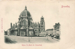 [-5%] BELGIQUE - Bruxelles - Église Saint Marie De Schaerbeek - Carte Postale Ancienne - Schaerbeek - Schaarbeek
