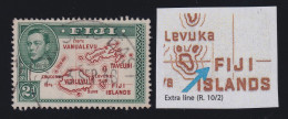Fiji, SG 253a, Used "Extra Line" Variety - Fiji (...-1970)