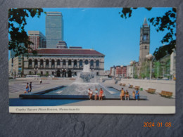 NEW COPLEY SQUARE PLAZA AND BOSTON PIBLIC LIBRARY - Boston