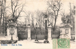 BELGIQUE - Bruxelles - Place Du Trône - Carte Postale Ancienne - Other & Unclassified