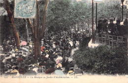 FRANCE - Marseille - La Musique Au Jardin D'acclimatation - Animé Et Colorisé - Carte Postale Ancienne - Parques, Jardines