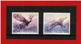 SUISSE - 2019 - N° 2524/2525 - TIMBRES NEUFS** -  EUROPA - FAUNE - OISEAUX NATIONAUX - COTE Y & T : 5.00 Euros - Ongebruikt