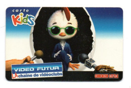 VIDEO FUTUR Carte KIDS CHICKEN LITTLE -  FRANCE  Card  (S 958) - Kids