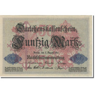 Billet, Allemagne, 50 Mark, 1914, 1914-08-05, KM:49b, SPL - 50 Mark