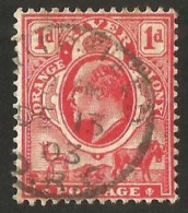 Orange Free State 1903. 1d Scarlet With INVERTED WMK. SACC 85a, SG 140w. - Oranje Vrijstaat (1868-1909)