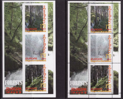 2011 - Nagorno Karabakh - Europa Thema & Forests - 2.Mini S/Sheet (imp.+perf.) Private İssue ** MNH - Erinnophilie