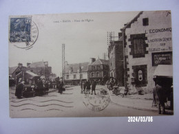 BAUD (Morbihan) PLACE DE L'EGLISE MARCHE ET ALIMENTATION GENERALE N°1102 - Baud