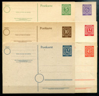 ALLEMAGNE - Entier Postal (Ganzsache) Zone AAS Mi P950 Et 955 - Postal  Stationery