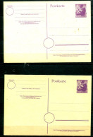 ALLEMAGNE - Entier Postal (Ganzsache) Berlin Und Brandeburg Mi P4a Et P4e - Berlin & Brandenburg