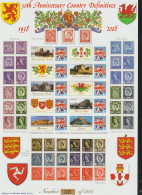 Great Britain 2008 Country Definitives History Of Britain Smilers Sheet MNH/**. Postal Weight 0,2 Kg. Please Read  - Persoonlijke Postzegels