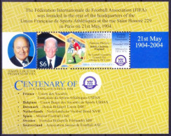 Grenada Ca & Petite Martinique 2004 MNH MS, 100th Anniversary Of FIFA, Football, Sports - Altri & Non Classificati