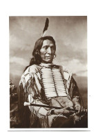 Amerindien, Red Cloud' Mahpiya Luta' Oglala Sioux Chief - Indian, War Leader Of The Sioux And Cheyenne - Azusa Postcard - Native Americans