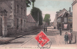 SAINT ETIENNE Du ROUVRAY-la Rue Gainvette (colorisée) - Saint Etienne Du Rouvray