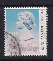 Hong Kong: 1987/88   QE II  (Type I - Heavy Shading)   SG541A      60c       Used - Gebruikt