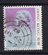 Hong Kong: 1987/88   QE II  (Type I - Heavy Shading)   SG543A      80c       Used - Usados