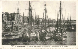 BELGIQUE - Blankenberge - Le Port Et Les Bateaux De Pêche - Carte Postale Ancienne - Blankenberge