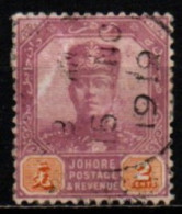 JOHORE 1911-9 O - Johore