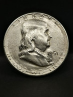 HALF DOLLAR ARGENT FRANKLIN 1951 S SAN FRANCISCO USA / SILVER 1/2 DOLLAR - 1948-1963: Franklin