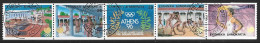 Greece 1988. Scott #1627Bc (U) 1988 Olympics  *Complete Pane* - Gebruikt