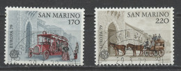 Saint Marin - San Marino 1979 Y&T N°972 à 973 - Michel N°1172 à 1173 (o) - EUROPA - Gebruikt