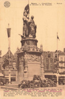 BELGIQUE - Bruges - Grand Place - Statue De Breydel Et De Coninck - Carte Postale Ancienne - Brugge