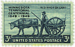 30128 MNH ESTADOS UNIDOS 1949 CENTENARIO DEL TERRITORIO DE MINISOTA - Nuevos